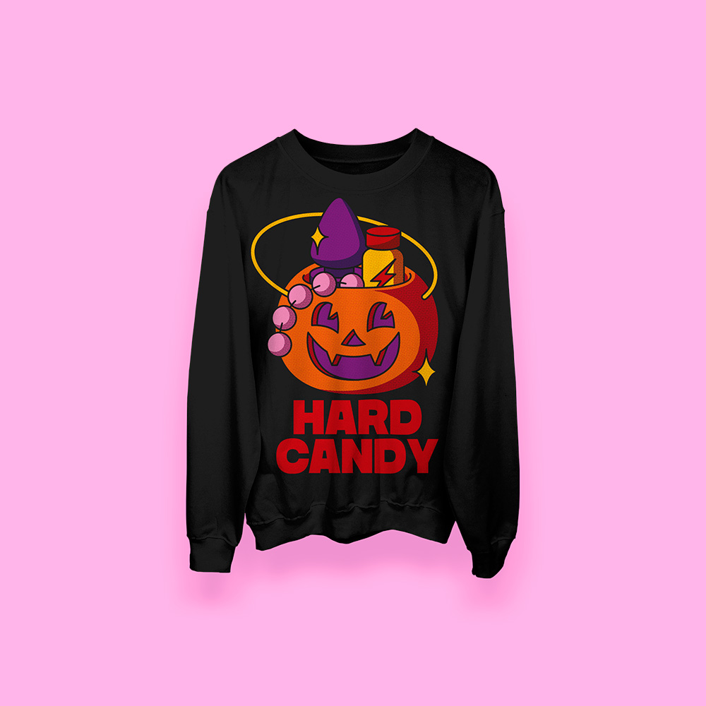 Halloween HARD CANDY (sudadera negra)