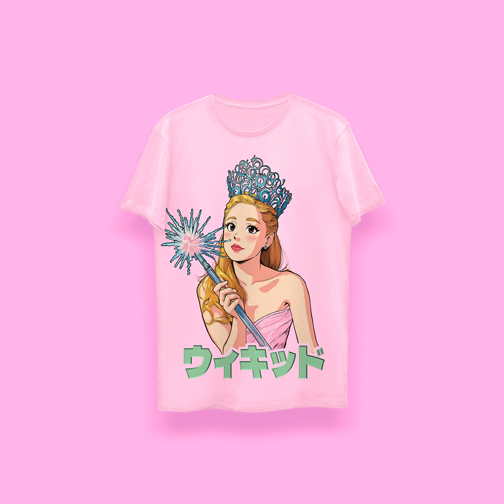 Ariana Grande Wicked GLINDA (playera rosa)