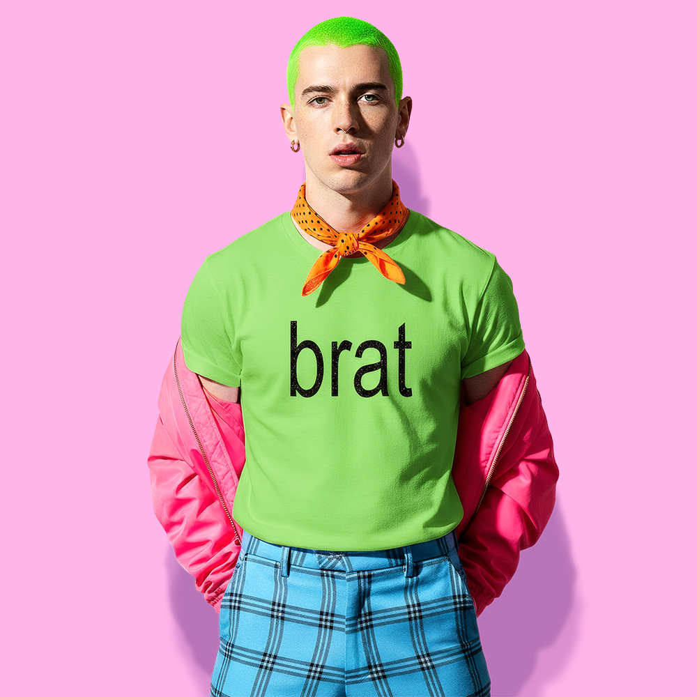 brat (playera verde neón)