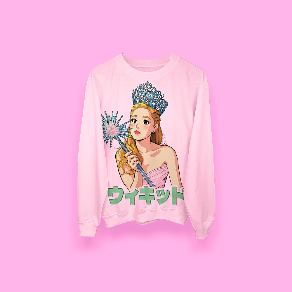 Ariana Grande Wicked GLINDA (sudadera rosa)