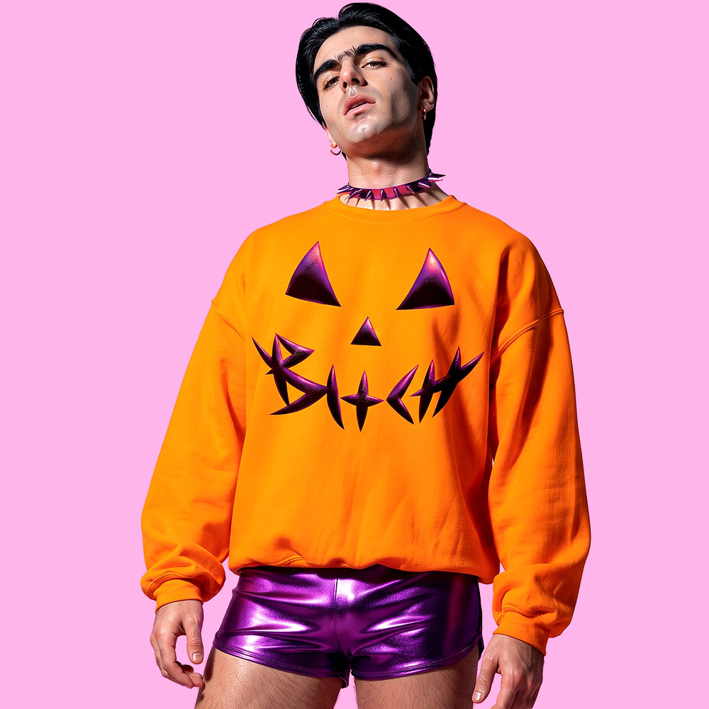 Halloween PUMPKIN ORANGE (sudadera naranja)