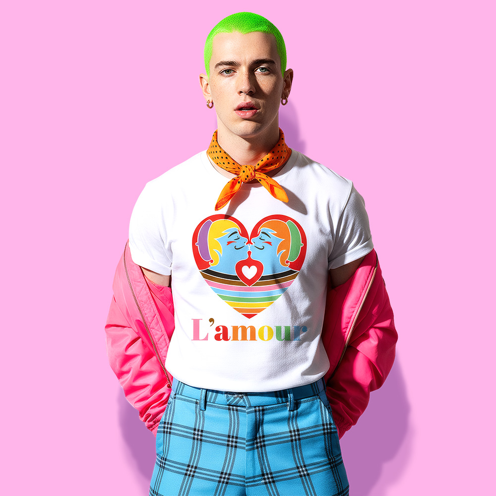 L'AMOUR (playera blanca)