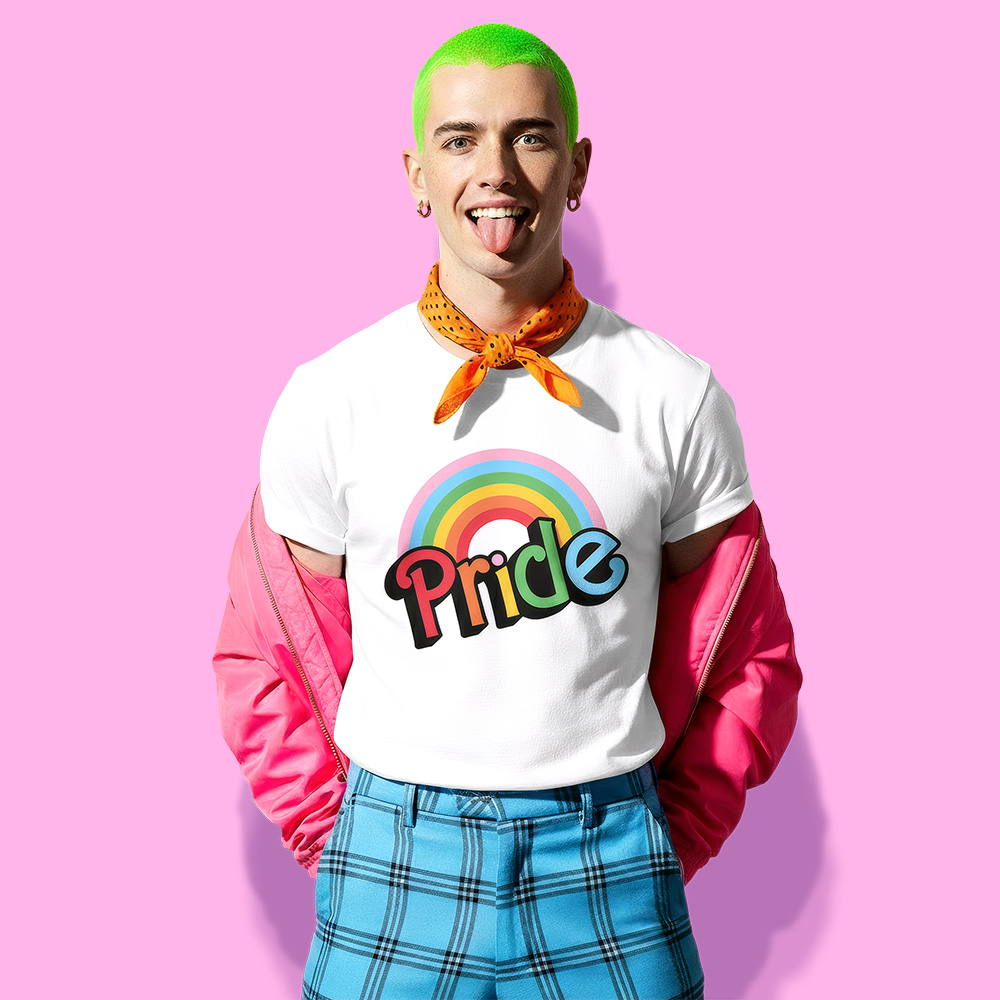 Pride Barbie (playera blanca)