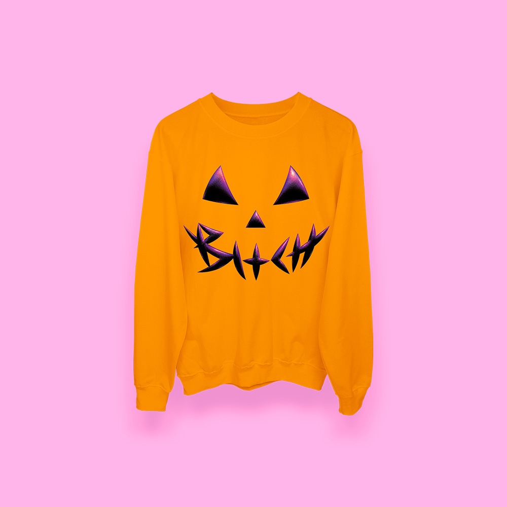 Halloween PUMPKIN ORANGE (sudadera naranja) - Imagen 2