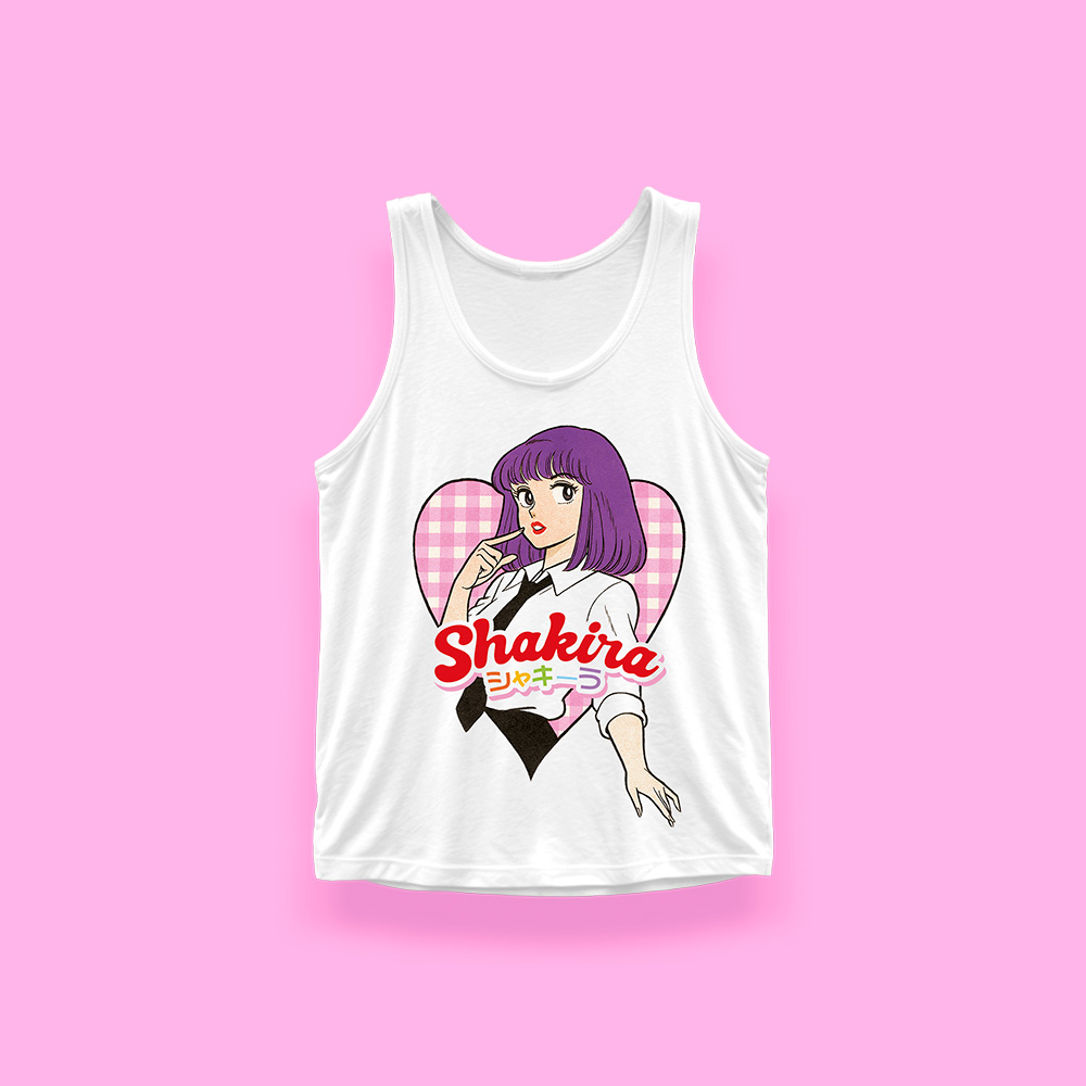 Shakira Las de la intuición (tank top blanco)