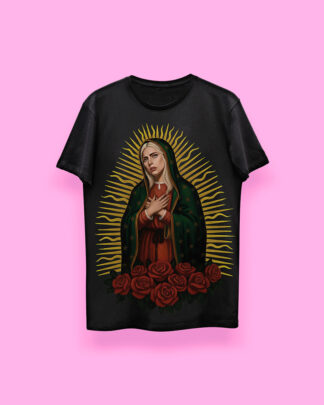 Lady Gaga VIRGEN DE GUADALUPE (playera negra)