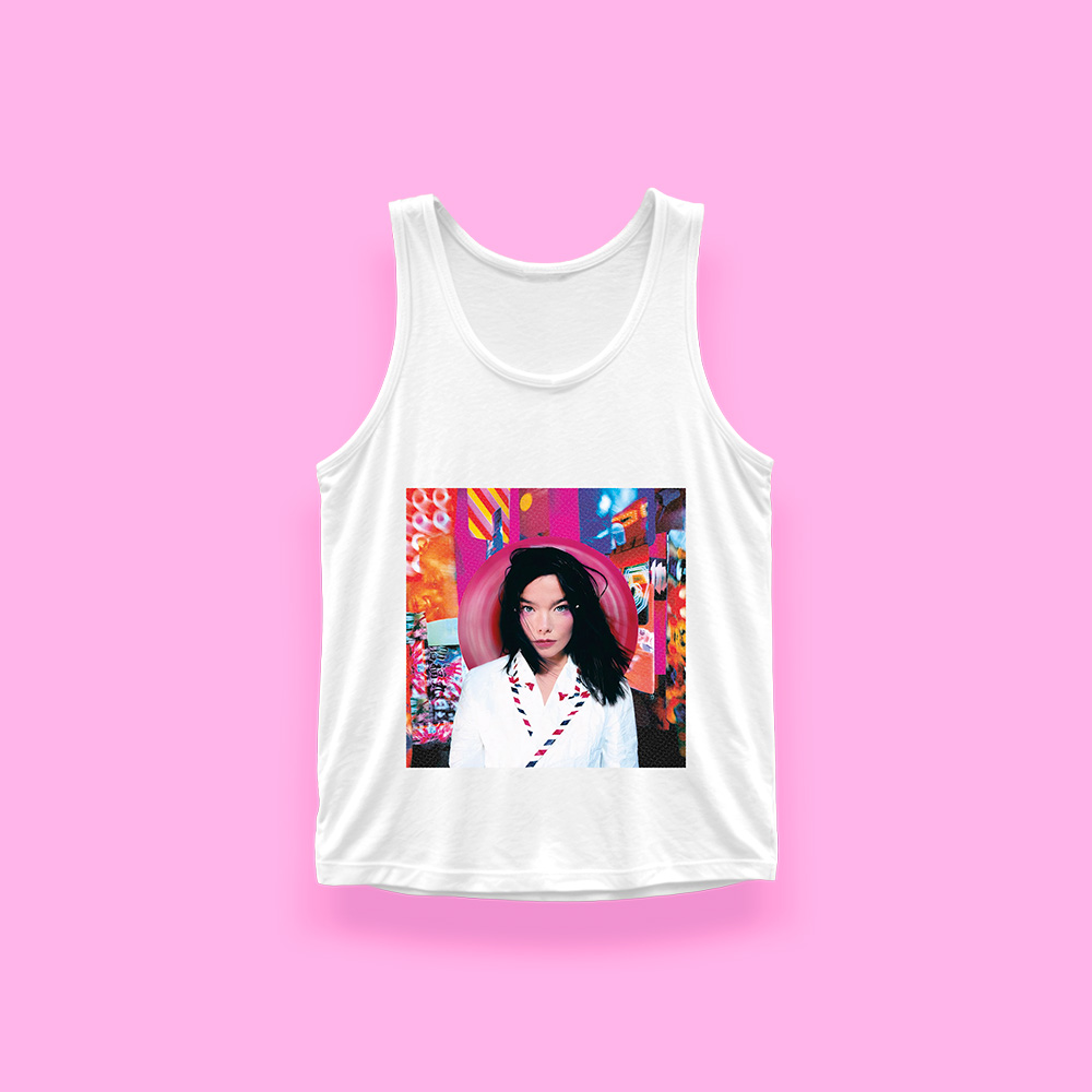 Björk's Post (tank top blanco)