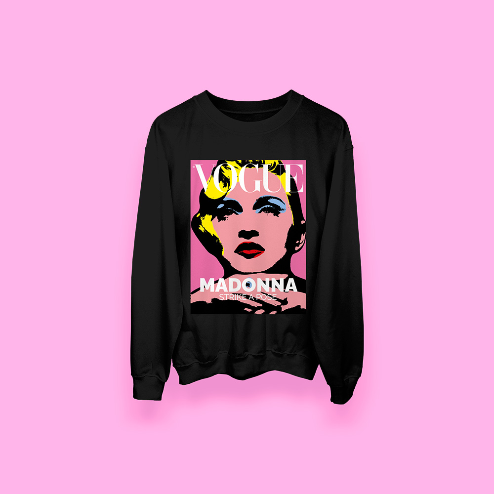 Madonna Vogue Magazine (sudadera negra)