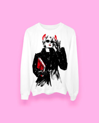Miranda Priestly The Devil Wears Prada WHITE (sudadera blanca)