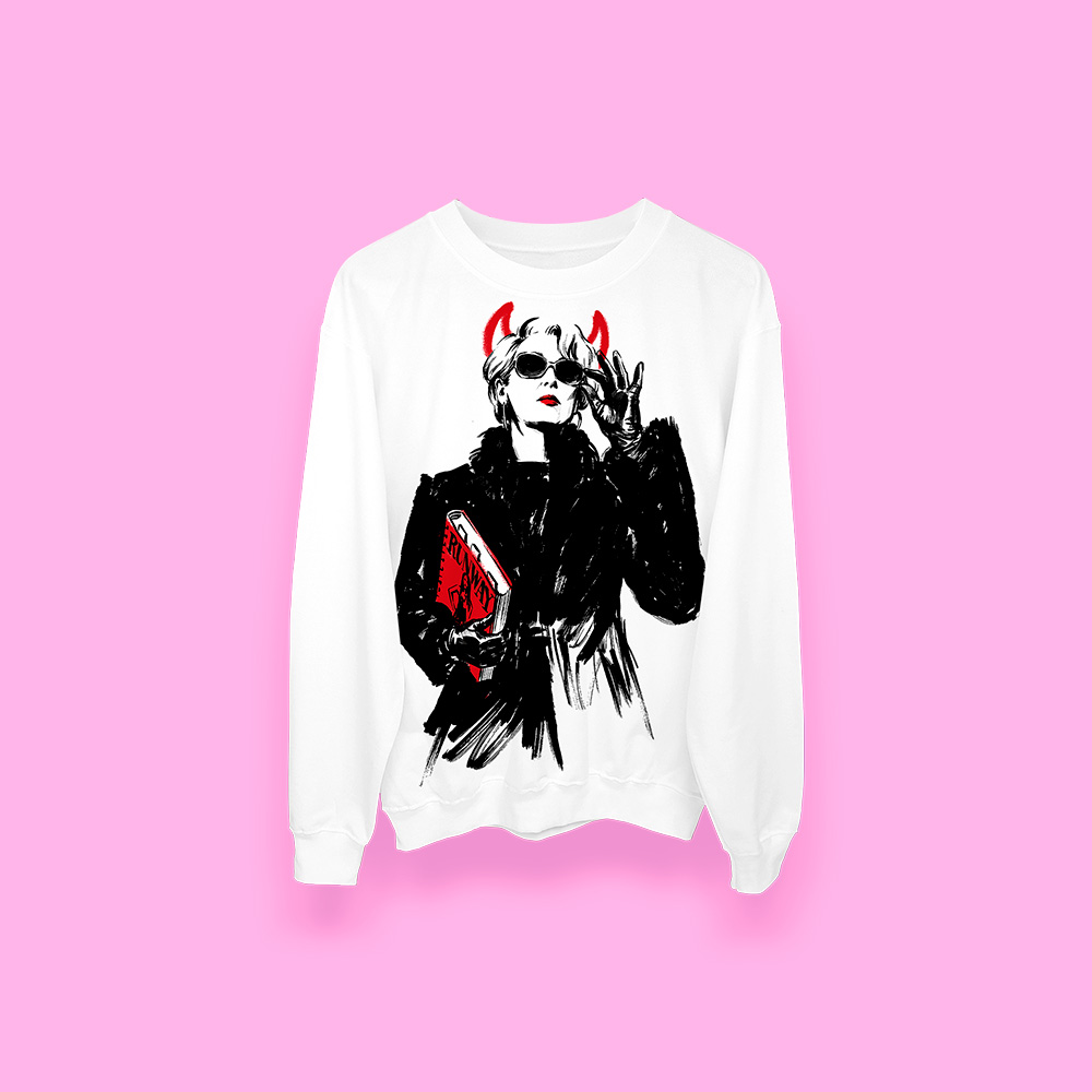 Miranda Priestly The Devil Wears Prada WHITE (sudadera blanca)
