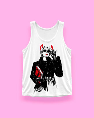 Miranda Priestly The Devil Wears Prada WHITE (tank top blanco)