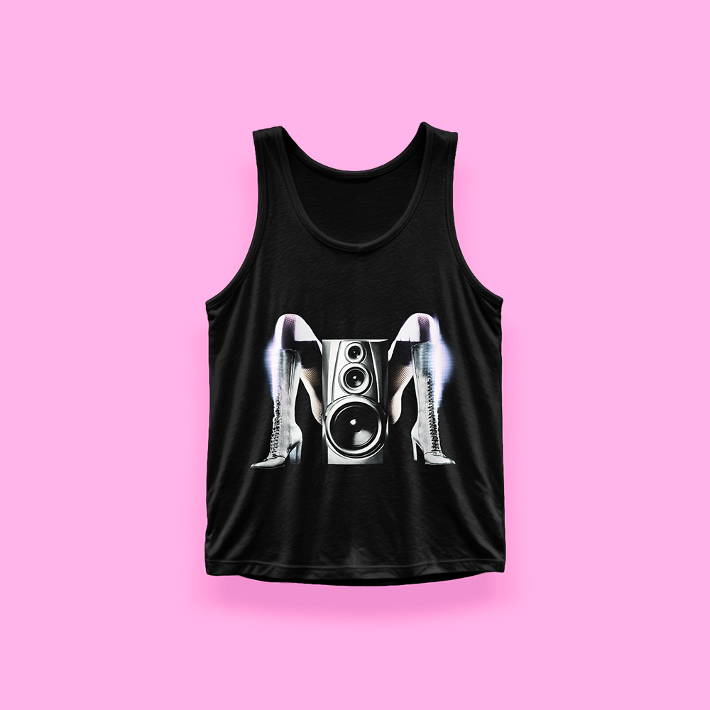 Madonna CONFESSIONS II M (tank top negro)