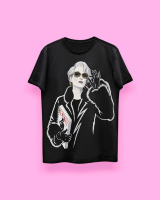 Miranda Priestly The Devil Wears Prada BLACK (playera negra)