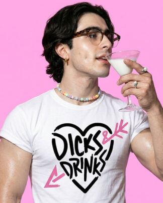D and drinks (playera blanca)