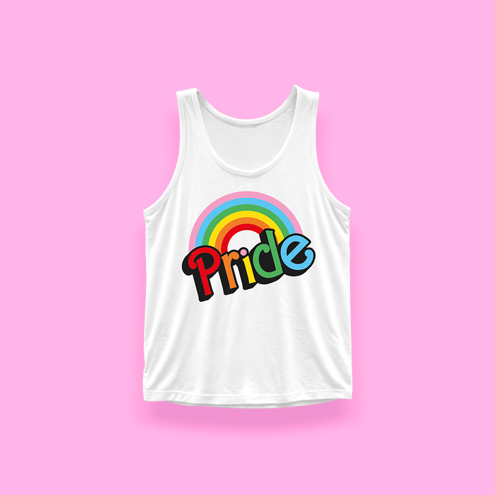 Pride Barbie (tank top blanco)