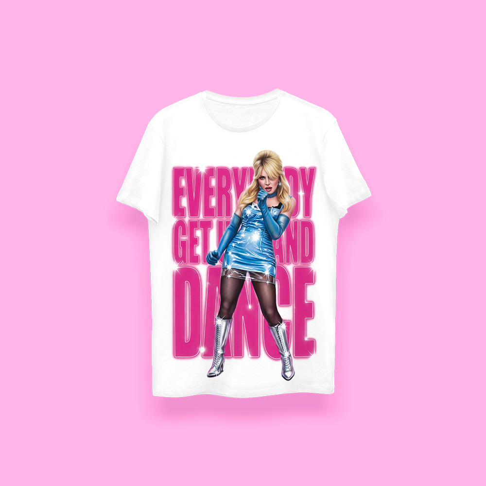 Madonna CONFESSIONS II Danceteria (playera blanca)