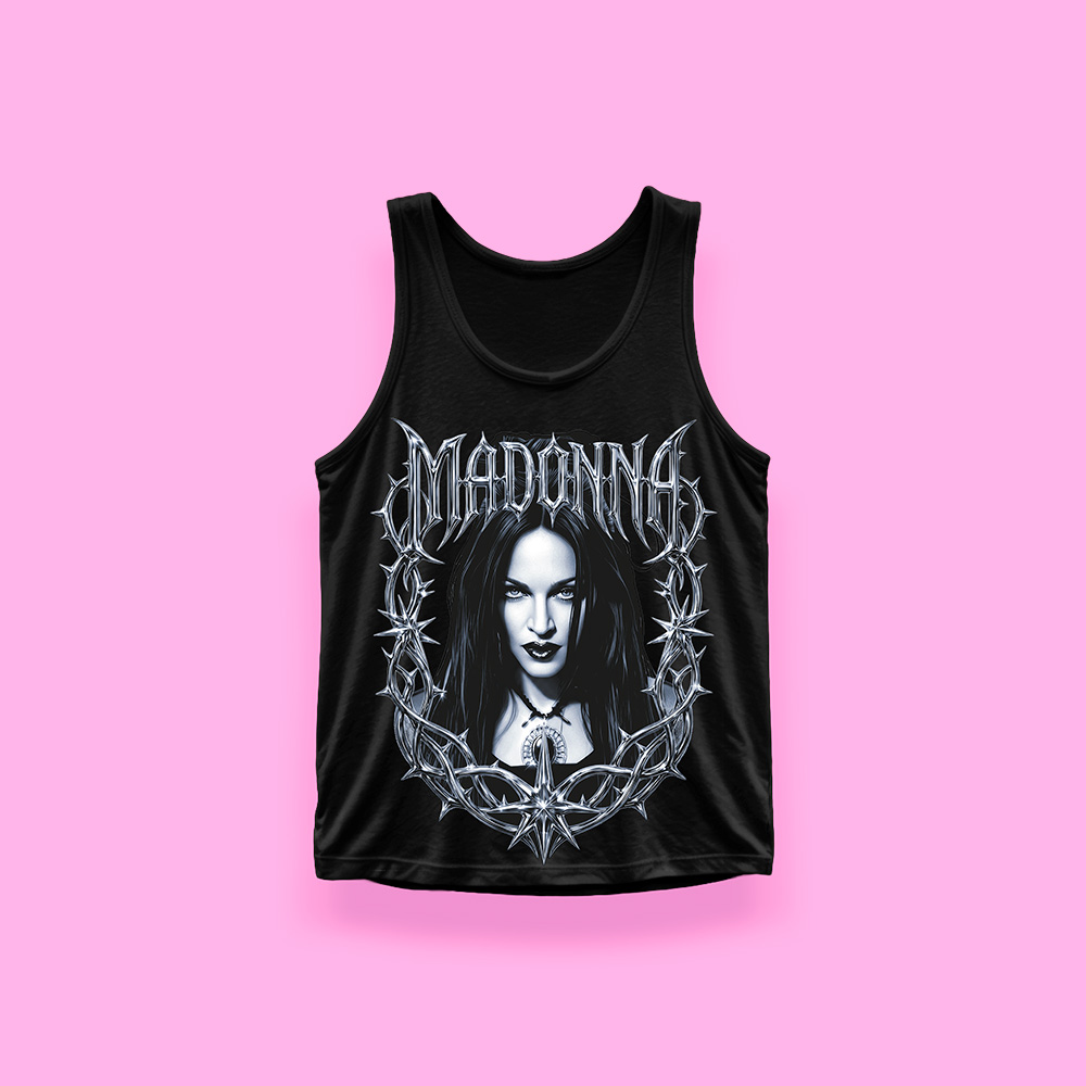 Madonna FROZEN (tank top negro)