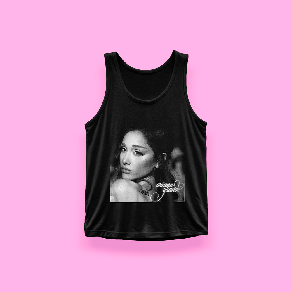 Ariana Grande PETAL (tank top negro)