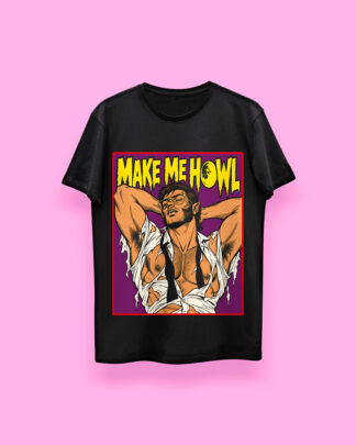 Comic book MAKE ME HOWL (playera negra)