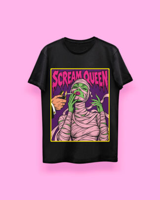 Comic book SCREAM QUEEN (playera negra)